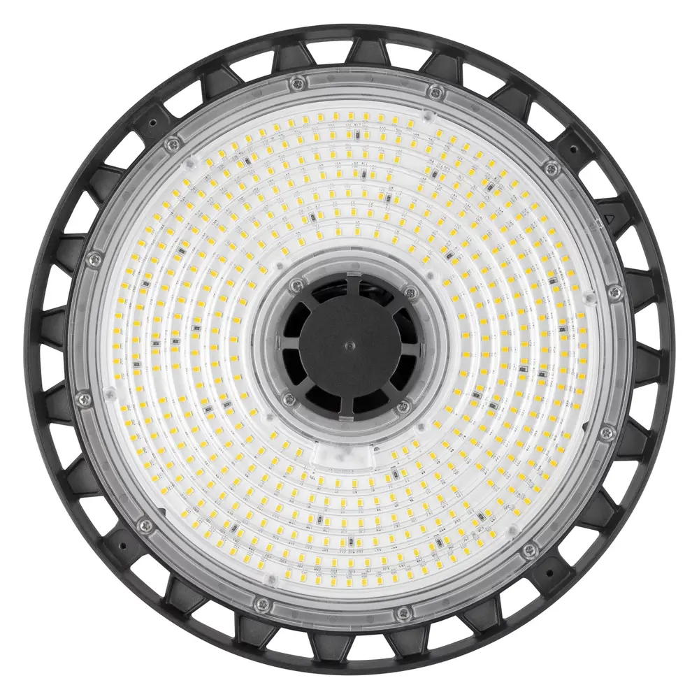 Ledvance LED Highbay Gen 5 Aluminium Zwart 150W 26700lm 110D - 840 Koel Wit | IP66 - 1-10V Dimbaar Ledvance LED Highbay Gen 5 Aluminium Zwart 150W 26700lm 110D - 840 Koel Wit | IP66 - 1-10V Dimbaar