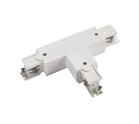 Spectrum 3-Fase Spanningsrail toebehoren | T verbinding - Koppelstuk - Links voeding SPS 2 Connector - Wit Spectrum 3-Fase Spanningsrail toebehoren | T verbinding - Koppelstuk - Links voeding SPS 2 Connector - Wit