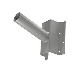 1 Straatlamp Toebehoren | Muursteun Ø60MM  - Grijs