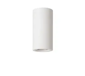 Lucide LED plafondspot IP20 - Tube GIPSY rond wit - GU10 fitting - overschilderbaar - excl. LED spot Lucide LED plafondspot IP20 - Tube GIPSY rond wit - GU10 fitting - overschilderbaar - excl. LED spot