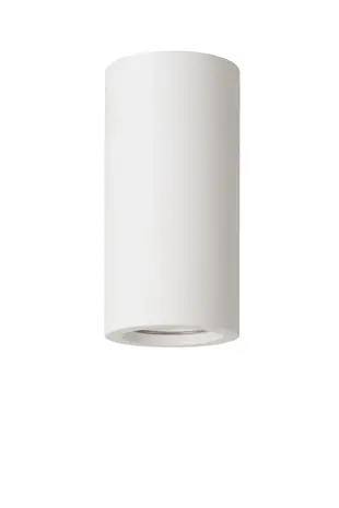Lucide LED plafondspot IP20 - Tube GIPSY rond wit - GU10 fitting - overschilderbaar - excl. LED spot Lucide LED plafondspot IP20 - Tube GIPSY rond wit - GU10 fitting - overschilderbaar - excl. LED spot
