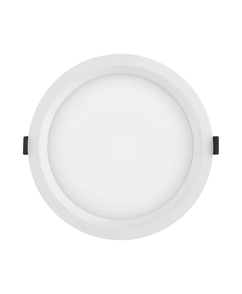 Ledvance LED Downlight Alu DN200 35W 2975lm 100D - 830 Warm Wit | 215mm - IP44 Ledvance LED Downlight Alu DN200 35W 2975lm 100D - 830 Warm Wit | 215mm - IP44