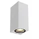 Lucide LED Wandlamp Buiten Zaro - 2x GU10 - IP44 - Aluminium - Wit Lucide LED Wandlamp Buiten Zaro - 2x GU10 - IP44 - Aluminium - Wit