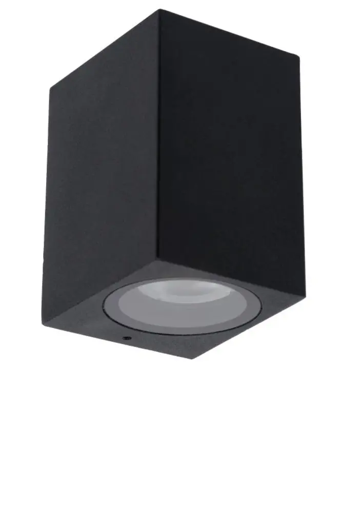 Lucide ZARO - Wandspot / Wandlamp Binnen/Buiten - 1xGU10 - IP44 - Zwart Lucide ZARO - Wandspot / Wandlamp Binnen/Buiten - 1xGU10 - IP44 - Zwart