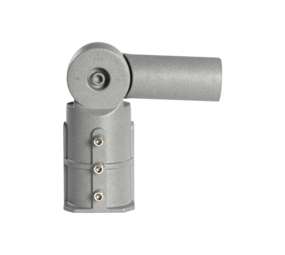 LCB LED Straatlamp Toebehoren | Knikarm Adapter Grijs - 80 Graden verstelbaar