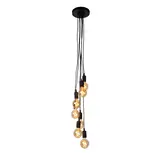 Lucide Lucide FIX Hanglamp 7xE27 Zwart