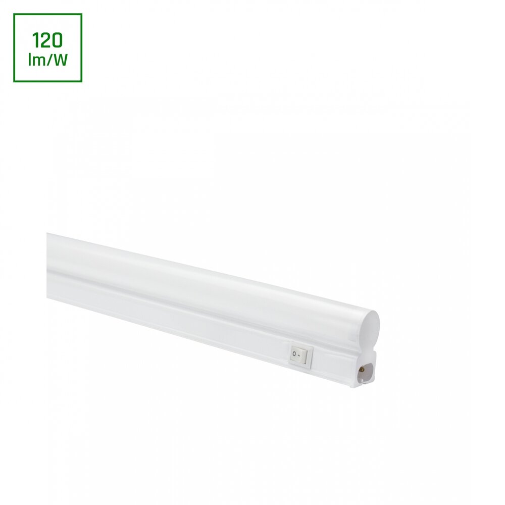 Spectrum LED T5 Armatuur 60cm - 8W 100lm p/w - 6500K 840 - incl. schakelaar en aansluitstekker