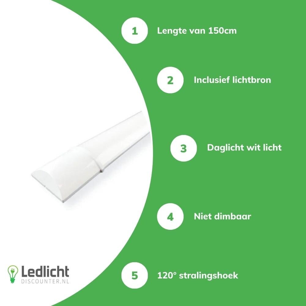 Spectrum LED Batten 150cm - 35W 126lm p/w - 3000K 830 Spectrum LED Batten 150cm - 35W 126lm p/w - 3000K 830
