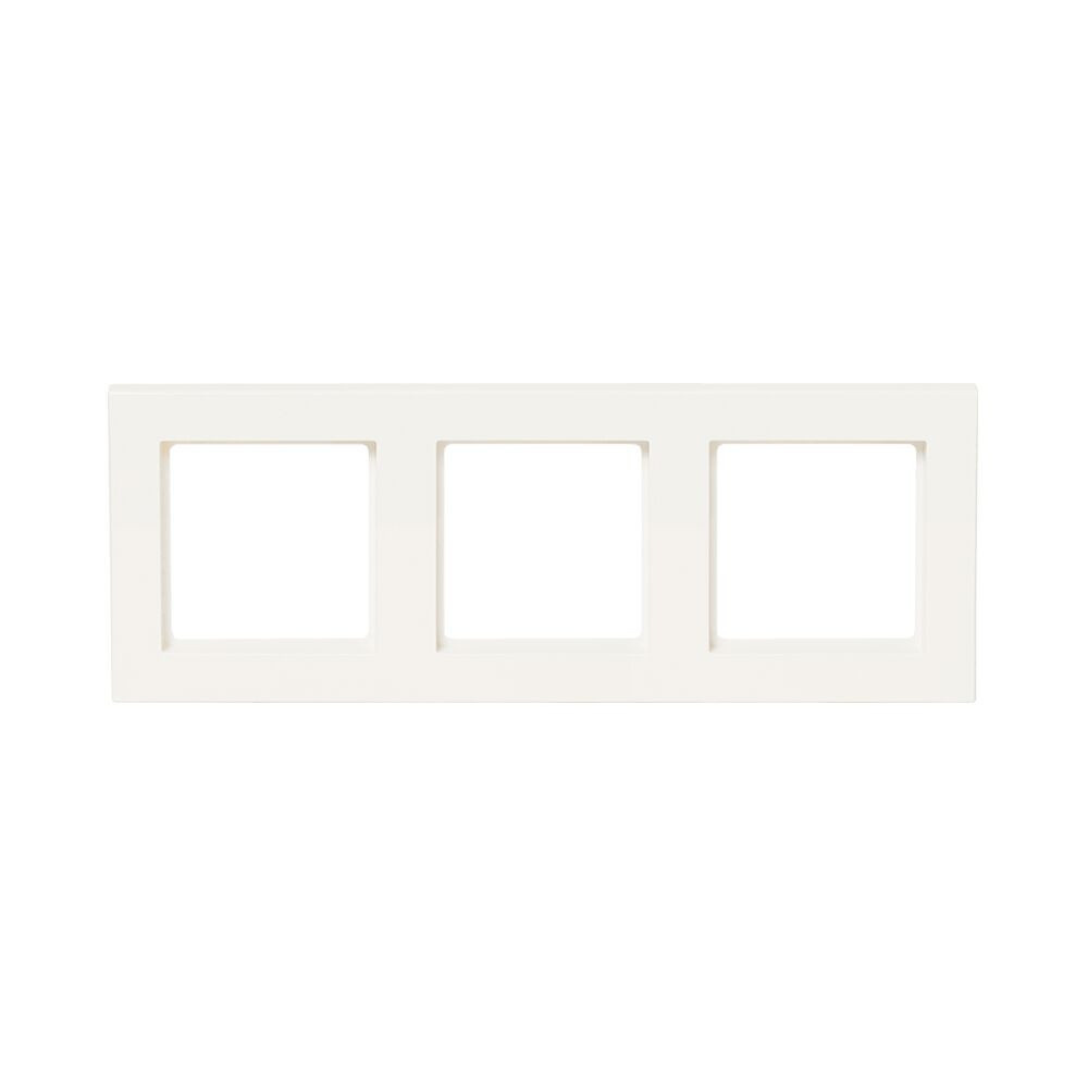 ION Industries Afdekraam V1-  3-voudig - verticaal/horizontaal - 227 x 85 x 11 mm - alpin wit