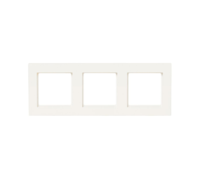 ION Industries Afdekraam V1-  3-voudig - verticaal/horizontaal - 227 x 85 x 11 mm - alpin wit