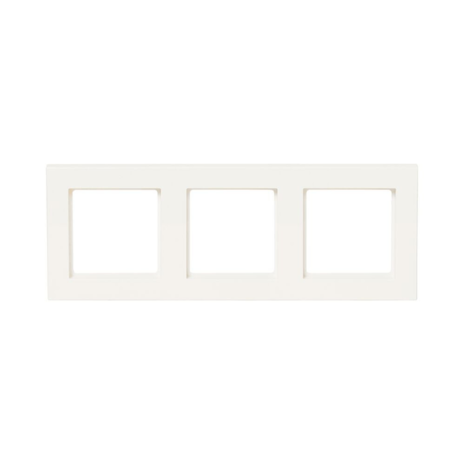 ION Industries Afdekraam V1-  3-voudig - verticaal/horizontaal - 227 x 85 x 11 mm - alpin wit