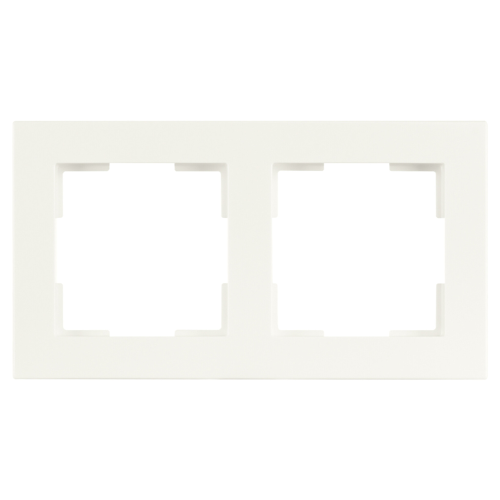 ION Industries Afdekraam V1 - 2-voudig - verticaal/horizontaal - 156 x 85 x 11 mm - alpin wit