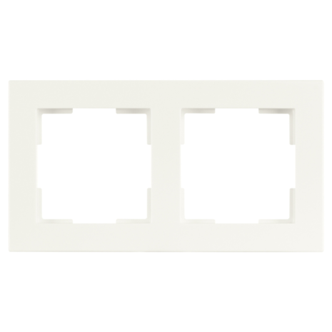 ION Industries Afdekraam V1 - 2-voudig - verticaal/horizontaal - 156 x 85 x 11 mm - alpin wit