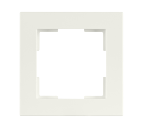 ION Industries Afdekraam  V1 - 1-voudig - verticaal/horizontaal - 85 x 85 x 11 mm - alpin wit ION Industries Afdekraam  V1 - 1-voudig - verticaal/horizontaal - 85 x 85 x 11 mm - alpin wit