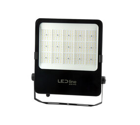 LED Line LED Breedstraler IP66  - Zwart PRIME -  Schijnwerper 120 Graden - 200W 28000Lm - 4000K 840 Helder wit | 5 jaar garantie