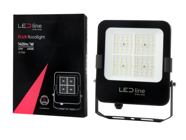 LED Breedstraler IP66 - Zwart PRIME - Schijnwerper 120 Graden - 50W 7000Lm - 4000K 840 Helder wit | 5 jaar garantie LED Breedstraler IP66 - Zwart PRIME - Schijnwerper 120 Graden - 50W 7000Lm - 4000K 840 Helder wit | 5 jaar garantie
