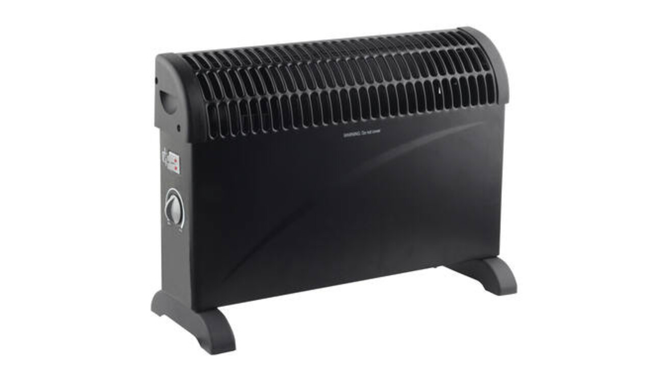 Benson Convector Heater - Kachel - Zwart - 3 Verwarmingsstanden - 750/1250/2000W Benson Convector Heater - Kachel - Zwart - 3 Verwarmingsstanden - 750/1250/2000W
