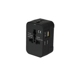 Benson Reisadapter Internationaal - 2 USB Poorten - Wereldwijde Stekkeraansluiting Benson Reisadapter Internationaal - 2 USB Poorten - Wereldwijde Stekkeraansluiting