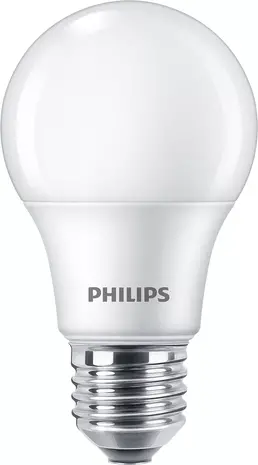 Philips LED Lamp - E27 Fitting - Mat - 4.9W - 470Lm - 2700K Zeer Warm Wit - Vervangt 40W Philips LED Lamp - E27 Fitting - Mat - 4.9W - 470Lm - 2700K Zeer Warm Wit - Vervangt 40W