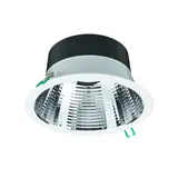 Philips officieel distributeur LED Downlight Coreline DN142B Aluminium Wit 19.2W 2300lm 60D - 830 Warm Wit | Zaagmaat 200mm - IP20 - UGR<19 - Dimbaar