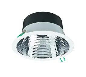 Philips officieel distributeur LED Downlight Coreline DN142B Aluminium Wit 19.2W 2300lm 60D - 830 Warm Wit | Zaagmaat 200mm - IP20 - UGR<19 - Dimbaar