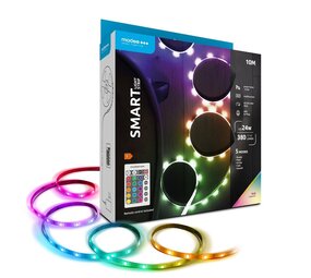 Modee OP=OP LED Strip - 10m 24W - RGB - Complete set - Incl. afstandsbediening
