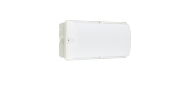 Philips LED Bulkhead - Ledinaire - WL055V - Wit - IP65 - 6W 600lm - 3000K Warm Wit - 374x150mm | Bewegingssensor Philips LED Bulkhead - Ledinaire - WL055V - Wit - IP65 - 6W 600lm - 3000K Warm Wit - 374x150mm | Bewegingssensor