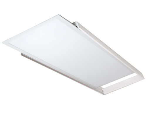 LCB LED paneel opbouw - 120x30cm Framesysteem Typ - Wit aluminium - 8 cm hoog voor backlit panels LCB LED paneel opbouw - 120x30cm Framesysteem Typ - Wit aluminium - 8 cm hoog voor backlit panels