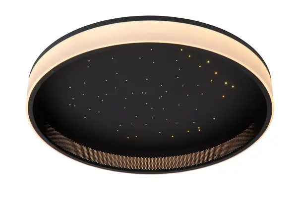 Lucide LED Plafondlamp Sterrenhemel  - ESTREJA Zwart - Ø 40cm - 40W -  CCT 2500K/3000K Instelbaar | Dimbaar + RF afstandbediening Lucide LED Plafondlamp Sterrenhemel  - ESTREJA Zwart - Ø 40cm - 40W -  CCT 2500K/3000K Instelbaar | Dimbaar + RF afstandbediening