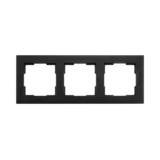 ION Industries Afdekraam V1 - 3-voudig - verticaal/horizontaal - 227 x 85 x 11 mm - mat zwart ION Industries Afdekraam V1 - 3-voudig - verticaal/horizontaal - 227 x 85 x 11 mm - mat zwart