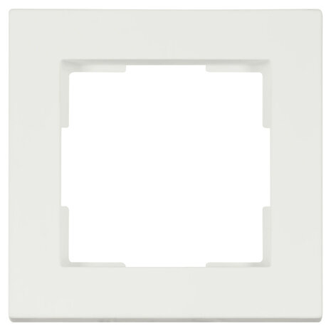 ION Industries Afdekraam V1 - 1-voudig - verticaal/horizontaal - 85 x 85 x 11 mm - mat wit ION Industries Afdekraam V1 - 1-voudig - verticaal/horizontaal - 85 x 85 x 11 mm - mat wit