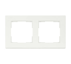 ION Industries Afdekraam - V1 - 2-voudig - verticaal/horizontaal - 156 x 85 x 11 mm - mat wit ION Industries Afdekraam - V1 - 2-voudig - verticaal/horizontaal - 156 x 85 x 11 mm - mat wit
