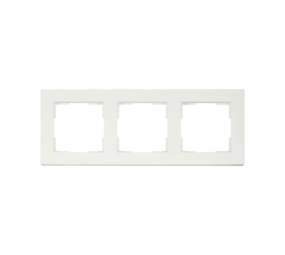 ION Industries Afdekraam - V1 - 3-voudig - verticaal/horizontaal - 227 x 85 x 11 mm - mat wit ION Industries Afdekraam - V1 - 3-voudig - verticaal/horizontaal - 227 x 85 x 11 mm - mat wit