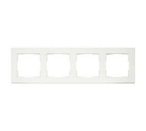 ION Industries Afdekraam - V1 4-voudig - verticaal/horizontaal - 298 x 85 x 11 mm - mat wit ION Industries Afdekraam - V1 4-voudig - verticaal/horizontaal - 298 x 85 x 11 mm - mat wit