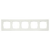 ION Industries Afdekraam - V1-  5-voudig - verticaal/horizontaal - 369 x 80 x 11 mm - mat wit ION Industries Afdekraam - V1-  5-voudig - verticaal/horizontaal - 369 x 80 x 11 mm - mat wit