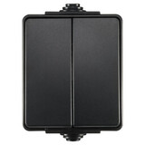 ION Industries Schakelaar spatwaterdicht - opbouw - serie - IP55 - zwart