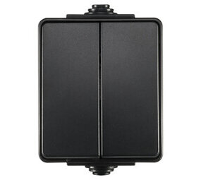 ION Industries Schakelaar spatwaterdicht - opbouw - serie - IP55 - zwart ION Industries Schakelaar spatwaterdicht - opbouw - serie - IP55 - zwart