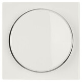 ION Industries V1/J1 centraalplaat met knop - dimmer - 55 x 55 mm - Alpin Wit