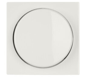ION Industries V1/J1 centraalplaat met knop - dimmer - 55 x 55 mm - Alpin Wit ION Industries V1/J1 centraalplaat met knop - dimmer - 55 x 55 mm - Alpin Wit