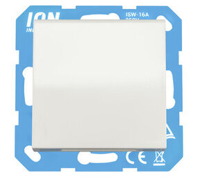 ION Industries V1/J1 contactdoos inbouw - 1-voudig - randaarde - met klep - IP44 - 71 x 71 x 32 mm - Alpin Wit ION Industries V1/J1 contactdoos inbouw - 1-voudig - randaarde - met klep - IP44 - 71 x 71 x 32 mm - Alpin Wit