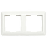 ION Industries Afdekraam - J1- 2-voudig - verticaal/horizontaal - 153 x 80 x 11 mm - Alpin Wit