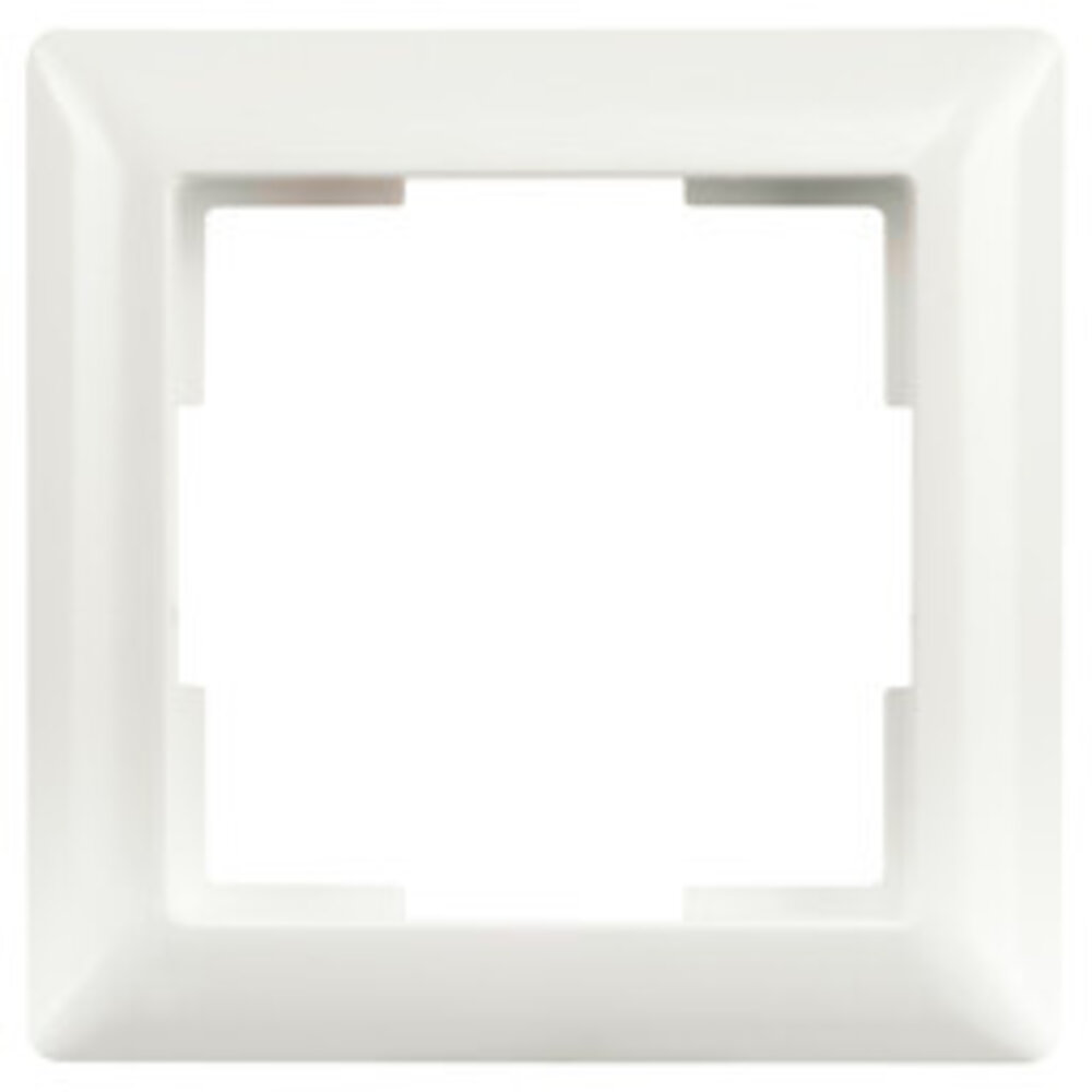 ION Industries Afdekraam - J1 -1-voudig - verticaal/horizontaal - 80 x 80 x 11 mm - Alpin Wit ION Industries Afdekraam - J1 -1-voudig - verticaal/horizontaal - 80 x 80 x 11 mm - Alpin Wit