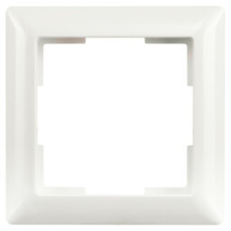 ION Industries Afdekraam - J1 -1-voudig - verticaal/horizontaal - 80 x 80 x 11 mm - Alpin Wit ION Industries Afdekraam - J1 -1-voudig - verticaal/horizontaal - 80 x 80 x 11 mm - Alpin Wit