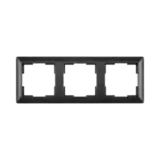 ION Industries Afdekraam -J1 -  3-voudig - verticaal/horizontaal - 224 x 80 x 11 mm - Mat Zwart ION Industries Afdekraam -J1 -  3-voudig - verticaal/horizontaal - 224 x 80 x 11 mm - Mat Zwart
