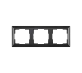 ION Industries Afdekraam -J1 -  3-voudig - verticaal/horizontaal - 224 x 80 x 11 mm - Mat Zwart ION Industries Afdekraam -J1 -  3-voudig - verticaal/horizontaal - 224 x 80 x 11 mm - Mat Zwart