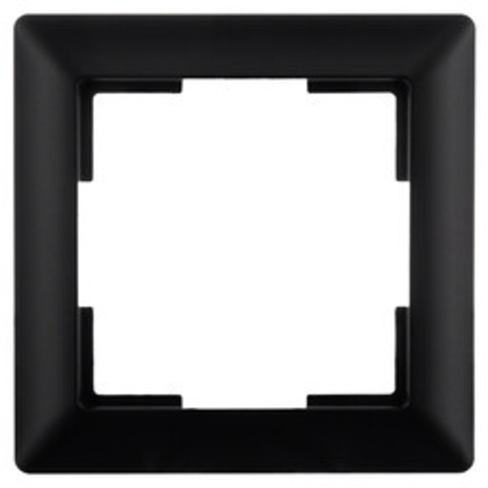 ION Industries Afdekraam - J1- 1-voudig - verticaal/horizontaal - 80 x 80 x 11 mm - Mat Zwart ION Industries Afdekraam - J1- 1-voudig - verticaal/horizontaal - 80 x 80 x 11 mm - Mat Zwart