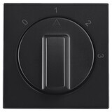 ION Industries V1/J1 centraalplaat met knop - 3 standen - 55 x 55 mm - Mat Zwart ION Industries V1/J1 centraalplaat met knop - 3 standen - 55 x 55 mm - Mat Zwart