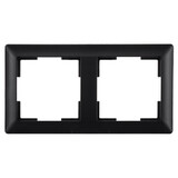 ION Industries Afdekraam - J1 - 2-voudig - verticaal/horizontaal - 153 x 80 x 11 mm - Mat Zwart