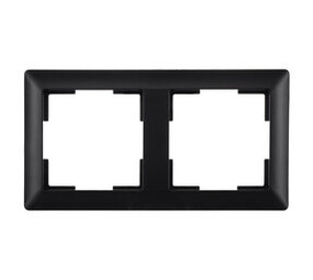 ION Industries Afdekraam - J1 - 2-voudig - verticaal/horizontaal - 153 x 80 x 11 mm - Mat Zwart