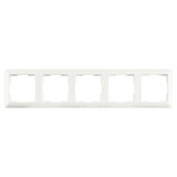 ION Industries ION Industries J1 afdekraam 5-voudig - verticaal/horizontaal - 366 x 80 x 11 mm - Mat Alpin Wit ION Industries ION Industries J1 afdekraam 5-voudig - verticaal/horizontaal - 366 x 80 x 11 mm - Mat Alpin Wit